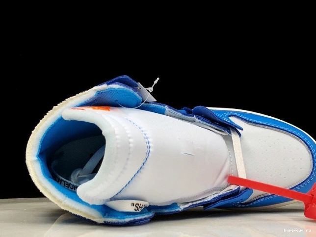 Jordan AQ0818-148 Air Blue 1 Powder UNC Off-White 0910